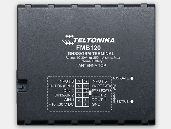 FMB120 (ГЛОНАСС/GSM/Bluetooth трекер с внутренней батареей) от Teltonika купить в ЕвроМобайл