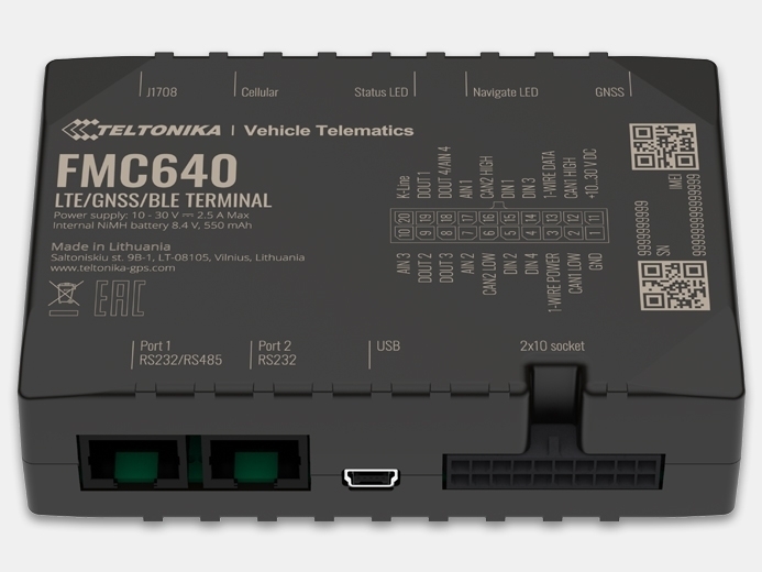 FMC640 (LTE-трекер) от Teltonika купить оптом и в розницу