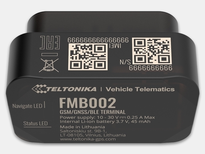 ГНСС/GSM/Bluetooth/OBDII-трекер FMB002 от Teltonika купить оптом и в розницу