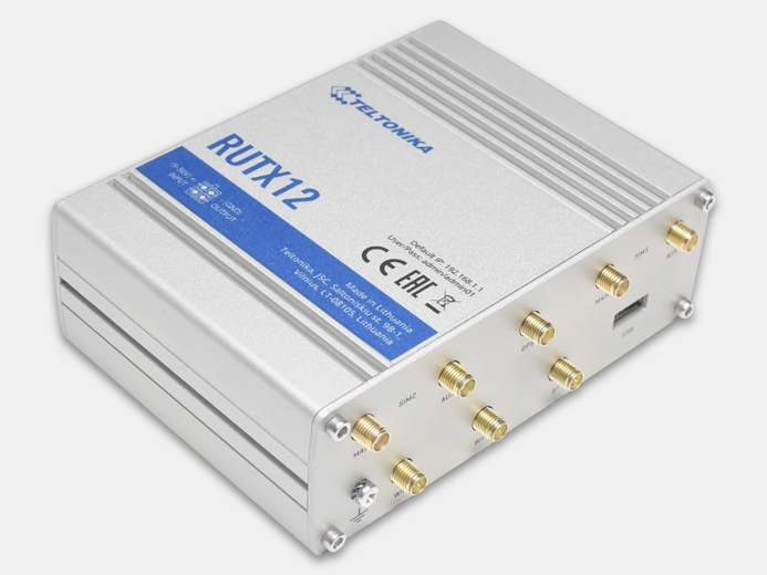 RUTX12 (LTE-маршрутизатор) от Teltonika купить в ЕвроМобайл