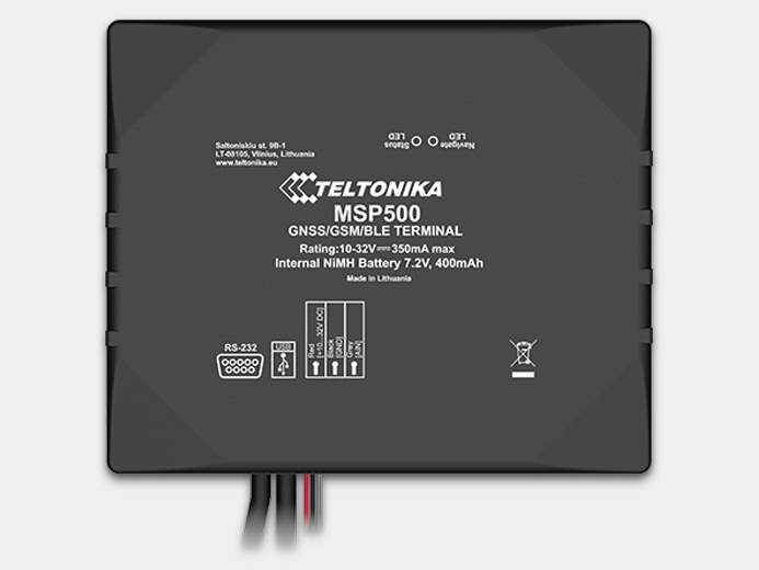 MSP500 (GNSS/GSM/Bluetooth трекер) от Teltonika с доставкой по России и СНГ