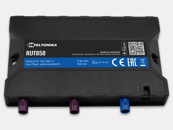 RUT850 с поддержкой ГНСС от Teltonika технические характеристики
