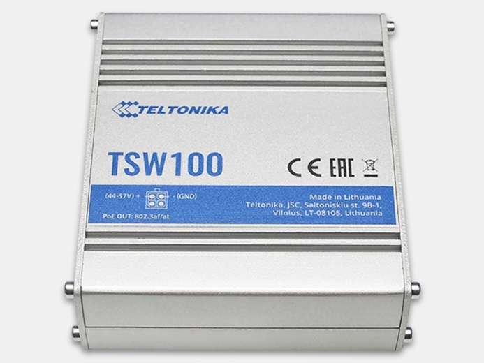 TSW100 (неуправляемый коммутатор) от Teltonika технические характеристики