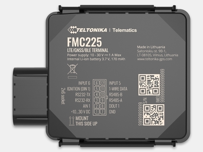 FMC225 (LTE-трекер) от Teltonika обзор