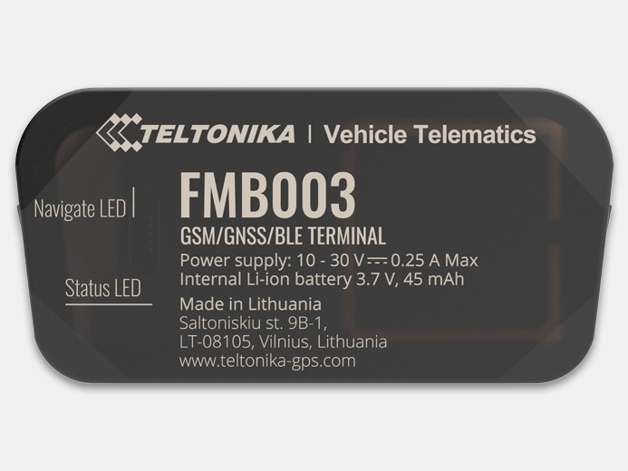 FMB003 (ГНСС/GSM/Bluetooth/OBDII-трекер) от Teltonika с доставкой по России и СНГ