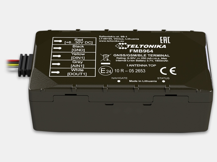 ГЛОНАСС/GPS трекер FMB964 от Teltonika купить оптом и в розницу