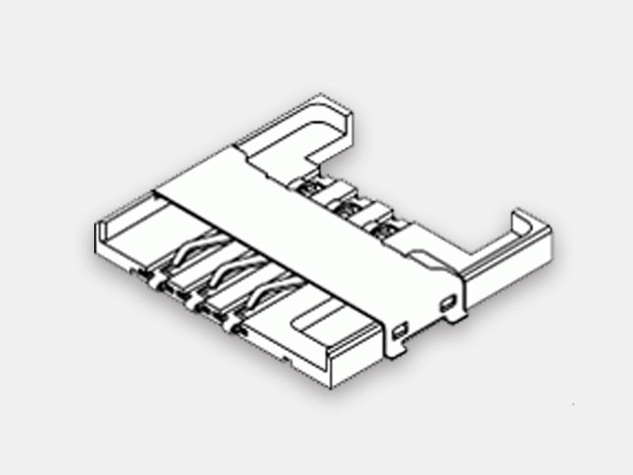 SIM держатель Molex 47308-0001 от Molex купить в ЕвроМобайл