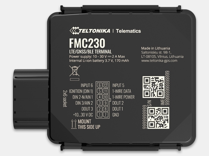 FMC230 (ГЛОНАСС/GPS/LTE-трекер) от Teltonika обзор