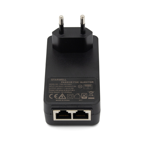 PoE-инжекторы MD102-48V-0,5A от MicroDrive купить в ЕвроМобайл