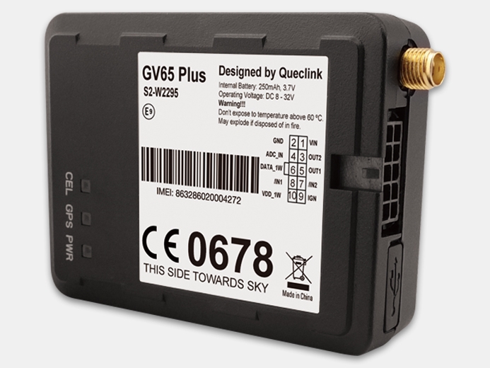 ГЛОНАСС/GPS трекер GV65 Plus от Queclink купить в ЕвроМобайл