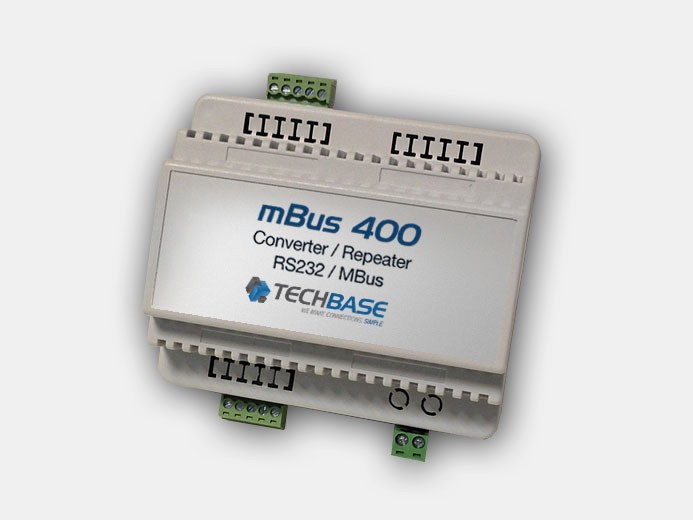 Конвертер mBus 400 (RS-232 - M-Bus) от TechBase купить в ЕвроМобайл