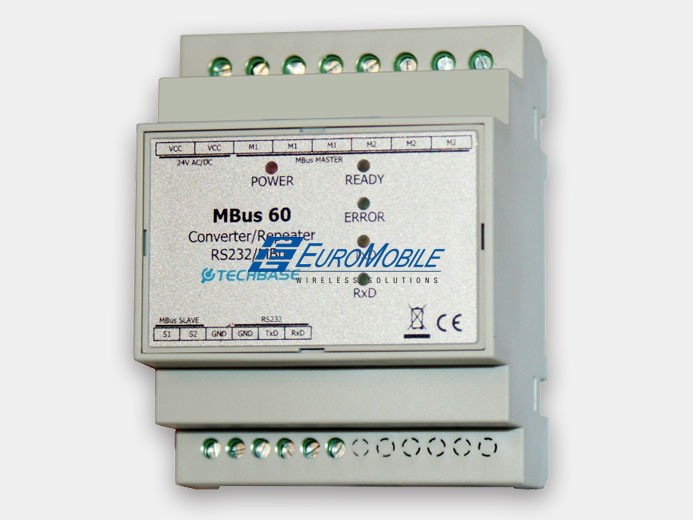 Конвертер MBus 60 (M-Bus - RS-232) от TechBase купить в ЕвроМобайл