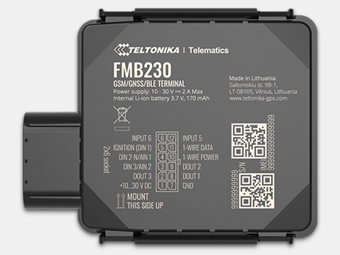 FMB230 (ГЛОНАСС/GPS-трекер) от Teltonika обзор