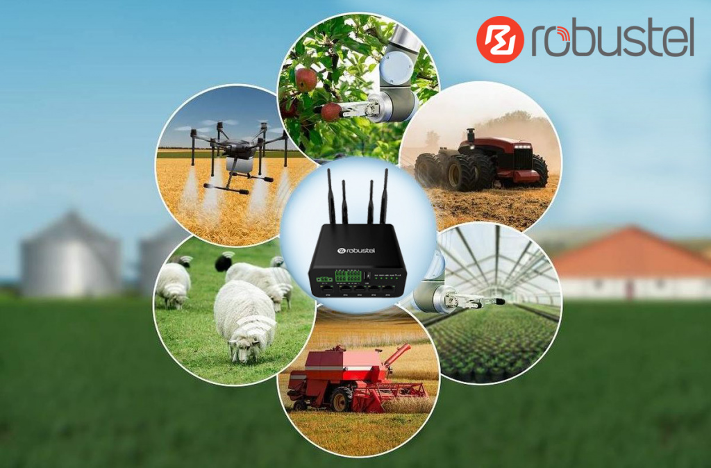 Промышленные роутеры Robustel в сельском хозяйстве Промышленные роутеры Robustel в сельском хозяйстве