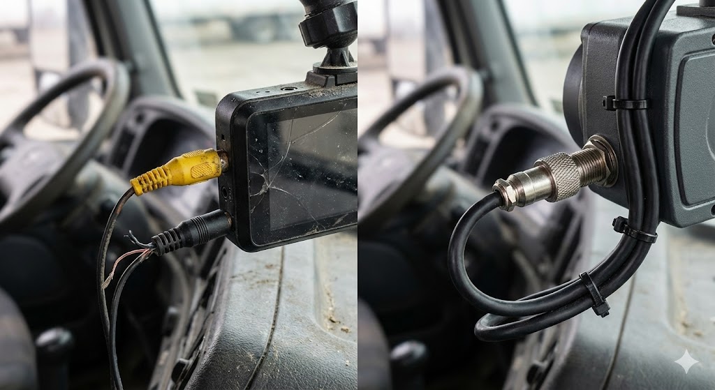 Сравнение ненадежных бытовых разъемов RCA и профессиональных авиационных разъемов.jpg