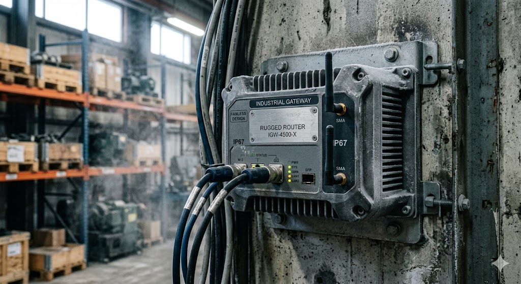 Промышленный металлический маршрутизатор, устойчивый к пыли и низким температурам.jpg Промышленный металлический маршрутизатор, устойчивый к пыли и низким температурам.jpg