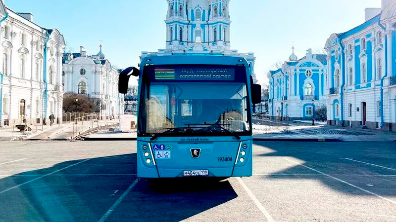 Закончено оснащение более 350 экоавтобусов для Санкт-Петербурга