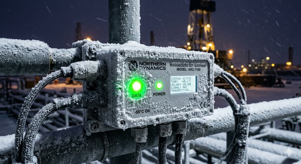 Защищенный индустриальный GSM-модуль работает в условиях сильного мороза.jpg