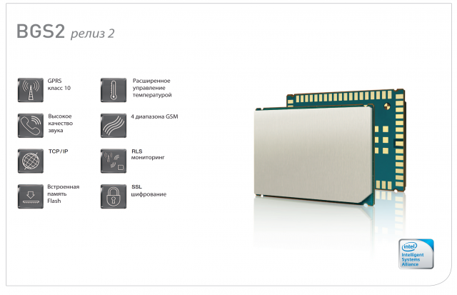 GSM-модуль Cinterion BGS2 Rel.2 от Thales