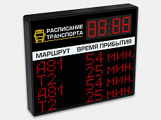 Монохромное табло для остановочного комплекса ТО1-64x4