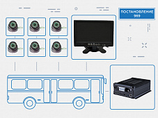 Видеонаблюдение для автобусов большой вместимости (Пост. 969)