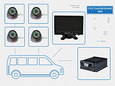 Видеонаблюдение для автобусов малой вместимости (Пост. 969)
