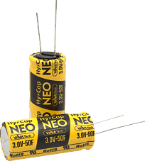 WEC3R0506QG, ионистор, VINATECH, 3.0 В, 50 Ф, 18x40 мм с радиальными выводами