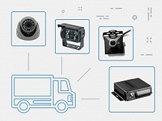 Видеонаблюдение для грузовых фургонов