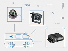 Видеонаблюдение для машин скорой помощи